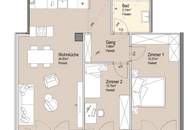 Weitblick in der 12. Etage – 3 Zimmer Erstbezug mit Südwest-Balkon