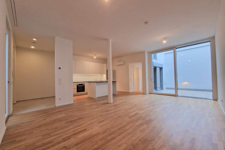 "Reihenhaus" - Wohnung mit kl. Garten und Terrasse - nähe Bahnhof Meidling - AB SEPTEMBER, Wohnung-miete, 2.145,09,€, 1120 Wien 12., Meidling