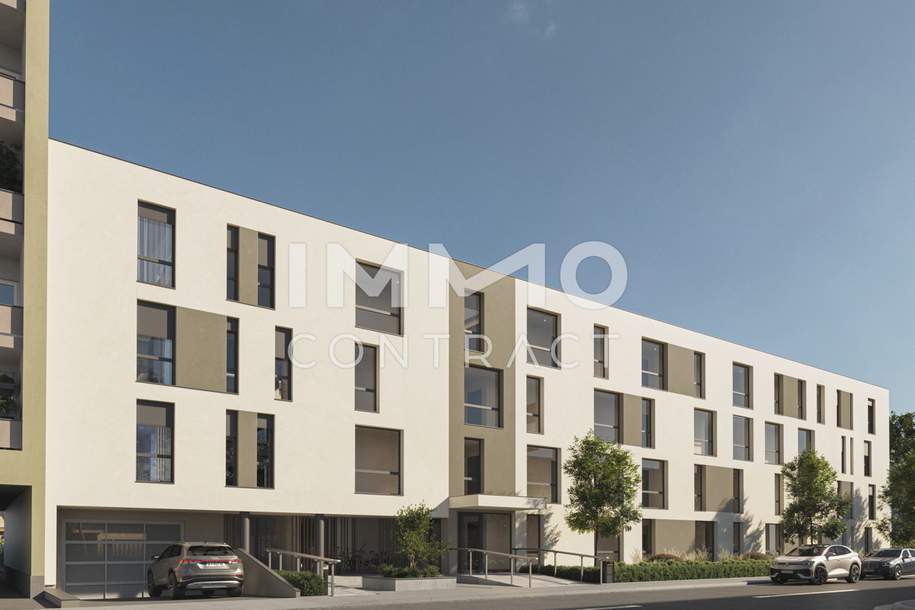 Erstbezug ab 01.10.2025: geförderte 3 Zimmer Wohnung mit Balkon in ruhiger und zentraler Lage - Puchstraße 34 - Top 10, Wohnung-miete, 969,29,€, 8020 Graz(Stadt)