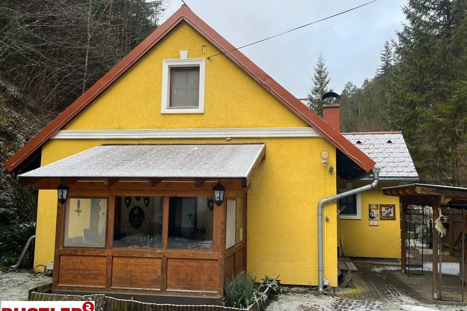 PREISREDUKTION - Ruhe. Natur. Möglichkeiten. – Haus in Zellenbach mit Wintergarten & Garage“, Haus-kauf, 265.000,€, 2770 Wiener Neustadt(Land)