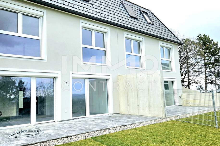 Miete mit Kaufoption: Moderne, helle Doppelhaushälfte mit fantastischem Weitblick in ruhiger Lage, Haus-miete, 1.738,80,€, 2721 Wiener Neustadt(Land)