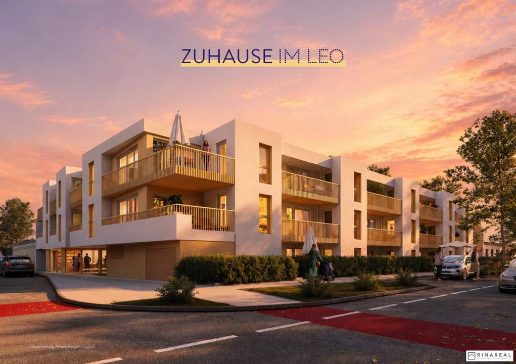 Zuhause IM LEO | Exklusive 2 Zimmer Gartenwohnung mit Terrasse | Tiefgarage im Gebäude | Hauptstraße | Sommer 2029 - Top 8