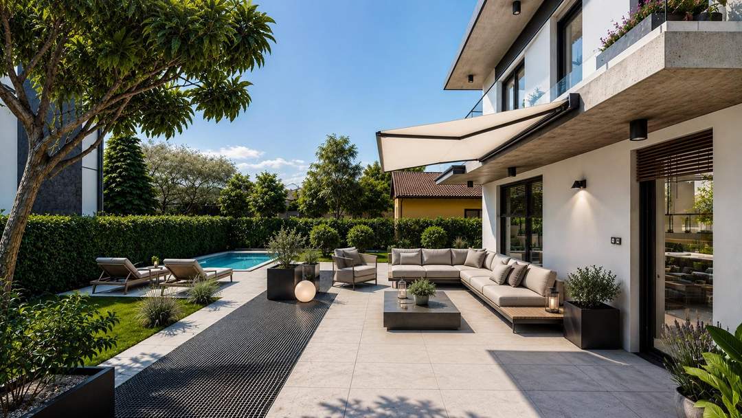 Exklusives Zuhause mit Pool und Garten in ruhiger Grünlage