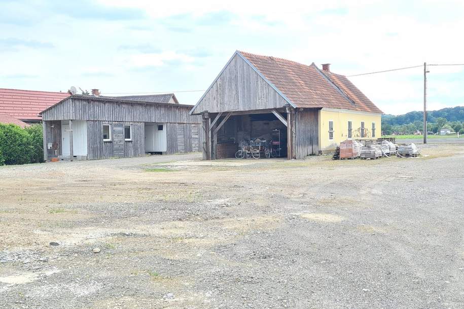 Altes baufälliges Bauernhaus mit freistehendem Büro- Baucontainer im Bauland in guter Lage!, Haus-kauf, 88.000,€, 8472 Leibnitz