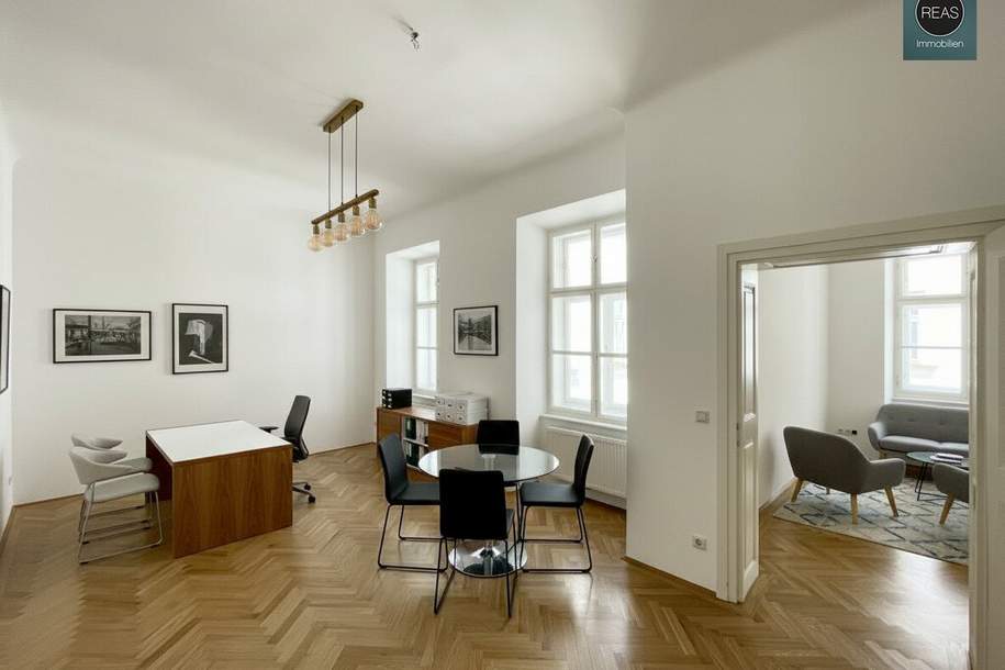 BÜRO in historischem Denkmal-Haus in Toplage der Innenstadt!, Gewerbeobjekt-miete, 1.187,66,€, 1010 Wien 1., Innere Stadt