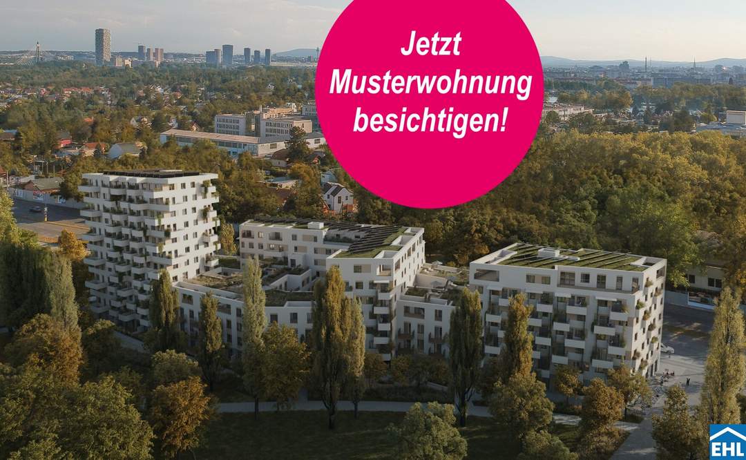 Alte Donau ums Eck | Moderne 1-Zimmer-Wohnung