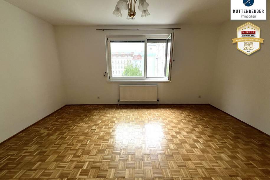 !Separat begehbare zwei Zimmer + große Küche!, Wohnung-miete, 1.070,00,€, 1140 Wien 14., Penzing