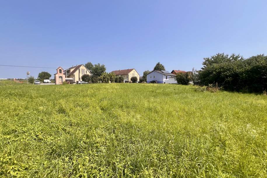 Baugrund in Zettling, ca. 719 m² im Dorfgebiet 02/04, sonnige und zentrale Lage!, Grund und Boden-kauf, 189.000,€, 8141 Graz-Umgebung