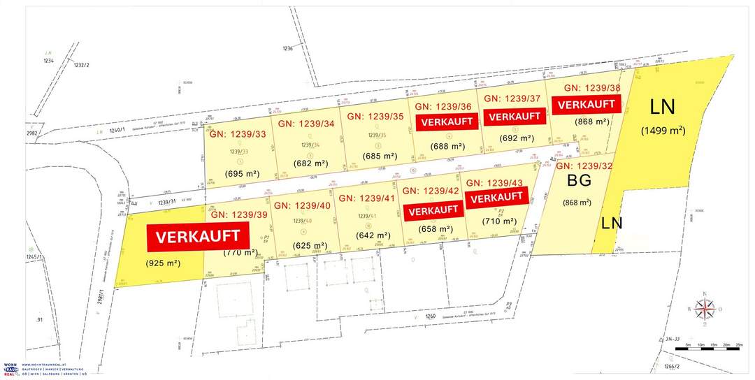 Baugrundstücke in Katsdorf / Ruhstetten – sonnige Lage, ideal für 1–3 Wohneinheiten je Parzelle