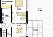 Ruhige 2-Zimmer-Gartenwohnung - mit Gemeinschaftspool - fußläufig zur alten Donau