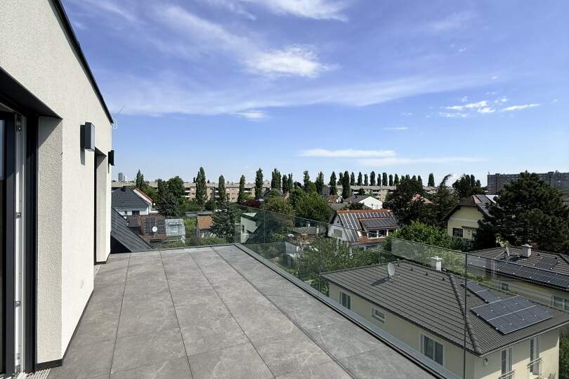 Provisionsfrei! Modernes Penthouse mit 5!!! Sonnenterrassen *Erstbezug *Deckenkühlung *Wasser-Wasser-Wärmepumpe *geräumige Wohnküche *exklusive und stylische Ausstattung *schlüsselfertig, Wohnung-kauf, 829.000,€, 1220 Wien 22., Donaustadt