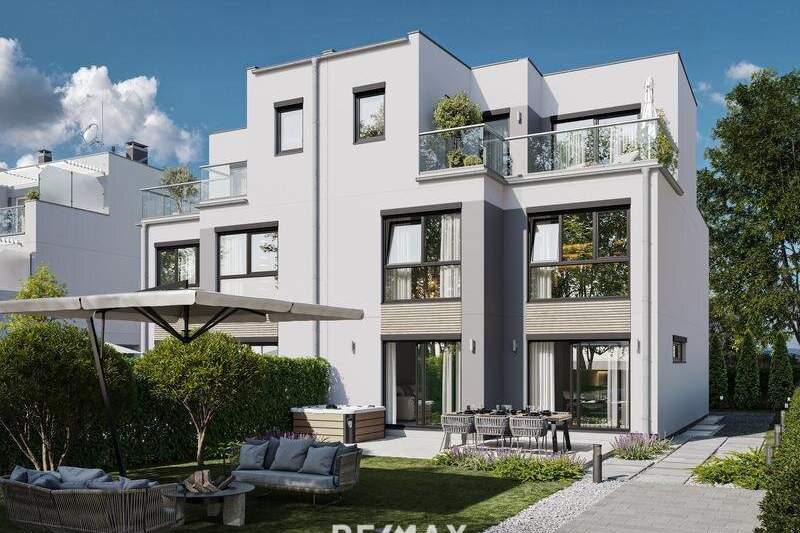 Erstbezug! Luxuriöse Doppelhaushälfte an der Alten Donau, Haus-kauf, 2.941.900,€, 1210 Wien 22., Donaustadt