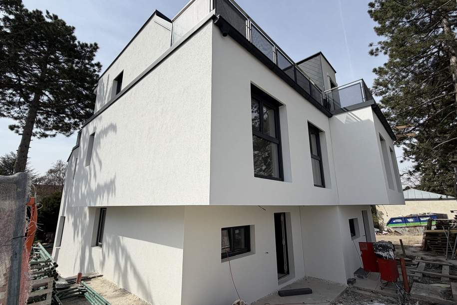 Moderne Doppelhaushälfte in 1210 Wien – belagsfertig, mit Garten, Balkon, 2 Terrassen &amp; Stellplatz ++ Schlüsselfertig möglich, Haus-kauf, 799.000,€, 1210 Wien 22., Donaustadt