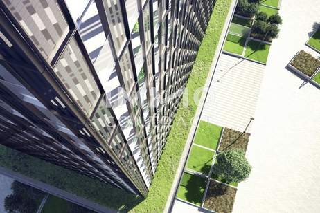 City & Water Living: U1 Donauinsel - DC2 Tower: SKY RESIDENCES, Wohnung-miete, 1.100,00,€, 1220 Wien 22., Donaustadt