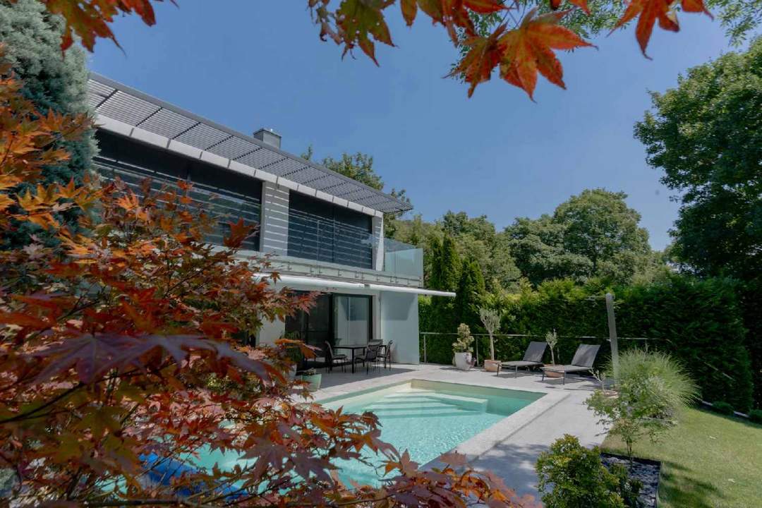 Traumhafte, moderne Villa mit Pool in absoluter Grünruhelage von Weidling