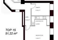 2-Zimmer-Altbauwohnung mit Charme im sanierten Gründerzeithaus