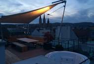 Exklusives 3-Zimmer Penthouse mit Whirlpool, Nähe Nußdorfer Straße
