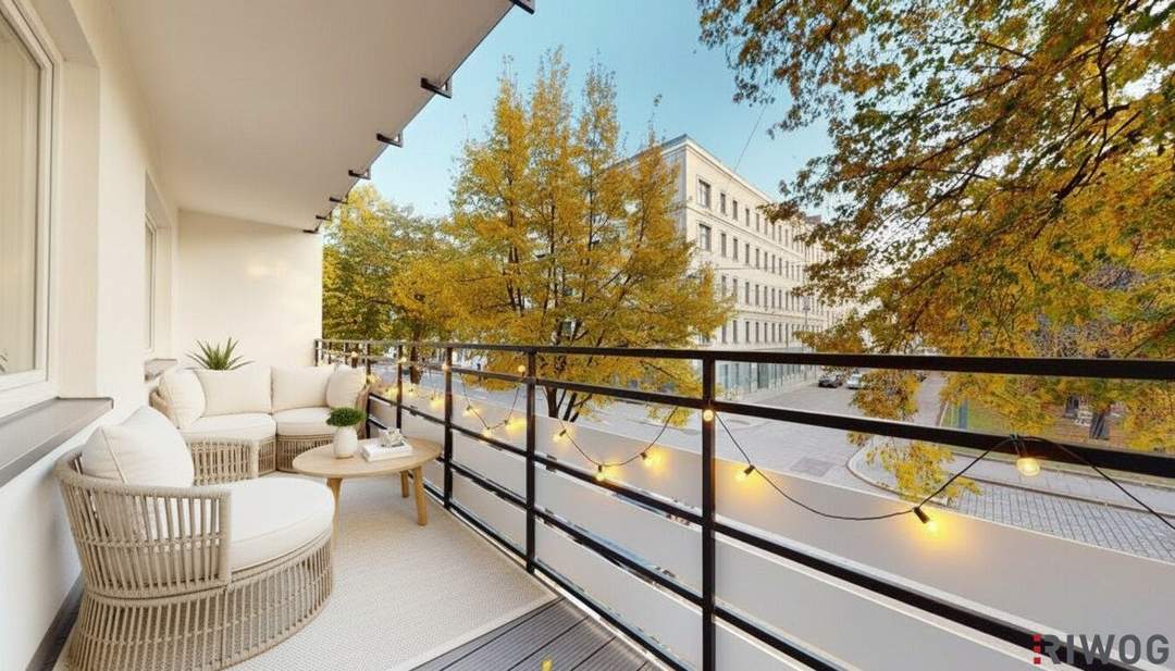 ERSTBEZUG nach Sanierung I Großzügige 2 Zimmer Wohnung mit Loggia I Tischler Einbauküche inkl. Siemensgeräte I Allerheiligenplatz I U-Bahn Nähe