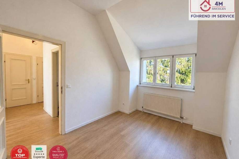 Charmante sanierte 2-Zimmer-DG-Wohnung mit Grünblick in 1210 Wien!, Wohnung-kauf, 295.000,€, 1210 Wien 21., Floridsdorf