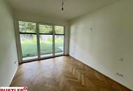 Erstbezug! Hochwertige 2-Zimmer Gartenwohnung in ruhiger Lage - zu verkaufen