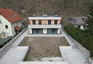 Neubau-Doppelhaus mit großem Garten und eigenem Waldstück | 4 Zimmer | Südseitiger Garten/Terrasse | Vollunterkellert | Luftwärmepumpe | Carport | 2 Einheiten verfügbar