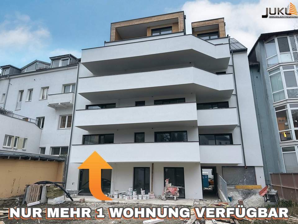 LINZ/URFAHR (Auberg) : NEUBAU - EIGENTUMSWOHNUNG ca. 77 m² Wohnfl., 3 Zimmer + Home Office mögl.+ Balkon+Tiefgaragenstellplatz + EIGENGARTEN mögl.