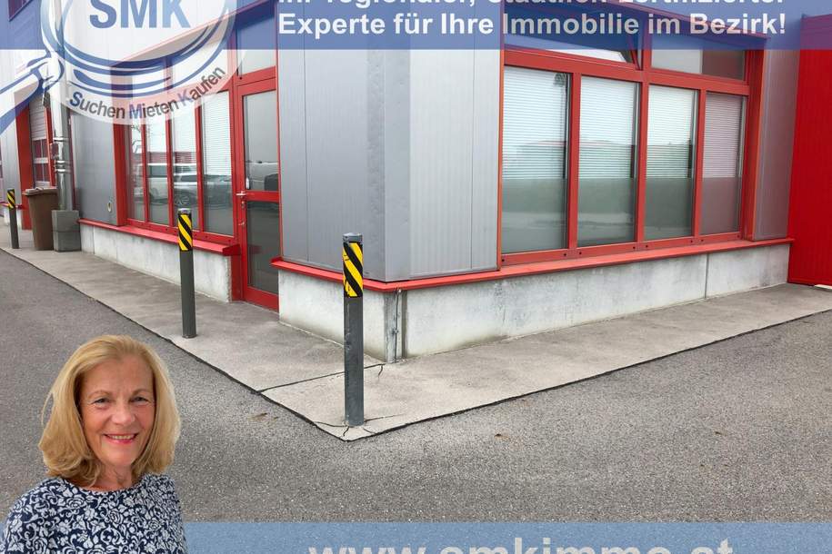 PERFEKT – GESCHÄFTSLOKAL IM INDUSTRIEGEBIET!, Gewerbeobjekt-miete, 531,70,€, 2521 Baden
