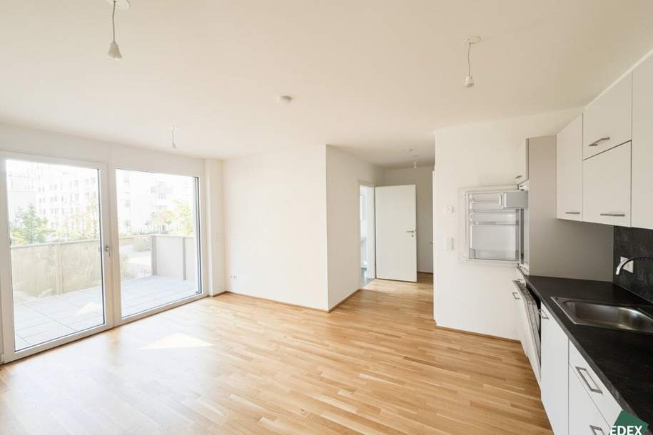 1 Monat Mietfrei: Moderne 2-Zimmer-Wohnung mit Balkon nahe U1 - ideal für Singles oder Paare, Wohnung-miete, 849,00,€, 1220 Wien 22., Donaustadt