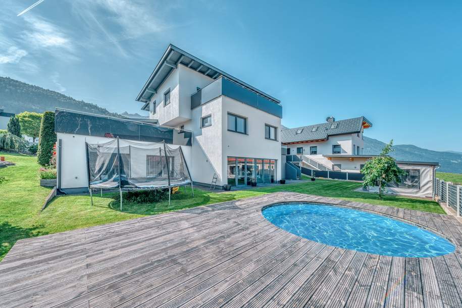 Rarität!! Exklusives Zweifamilienhaus in Bestlage von Mieming mit Panoramablick, Garten & Pool, Haus-kauf, 6414 Imst