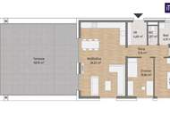 Wohnen über den Dächern von Graz mit gigantischer Außenfläche in einem schönen Grazer Stadtteil - provisionsfrei!