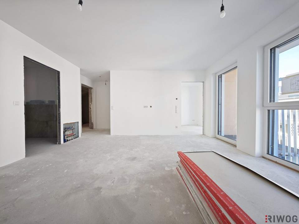 Erstbezug | Neubau mit Loggia | schlüsselfertig | Luftwärmepumpe & optionaler Tiefgaragenplatz | Nähe Riverside / Liesing