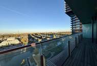 TOP-Ausblick: City mit Stephansdom, Donaukanal, Prater. Concierge, Party &amp; BBQ Lounge, Pool usw.