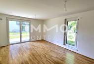 Südgarten in Ruhelage: Provisionsfreie 4-Zimmer-Wohnung, 2 Bädern, Eigengarten mit Grünblick