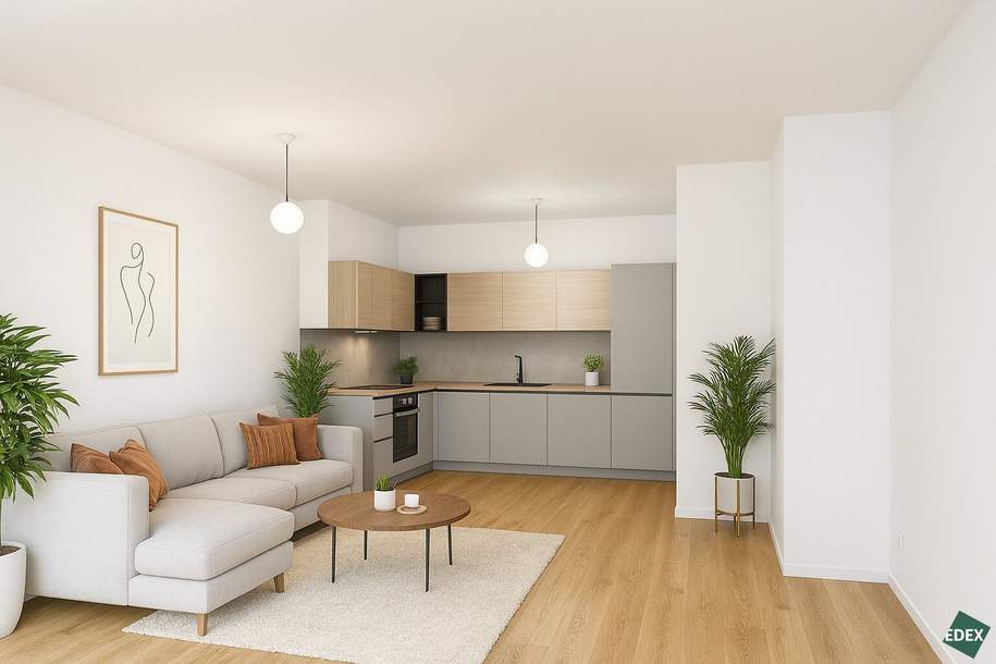 Traumhafte 3-Zimmer-Wohnung mit Balkon in Klosterneuburg, Wohnung-miete, 1.349,00,€, 3400 Tulln