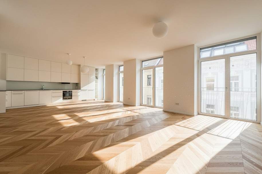 Exklusive 4-Zimmer-Wohnung zur Miete in der Residenz-Brunnenmarkt, Wohnung-miete, 2.723,19,€, 1160 Wien 16., Ottakring