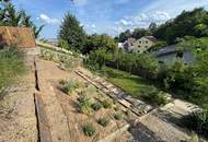 BEFRISTETES EINFAMILIENHAUS IM GRÜNEN MIT BLICK AUF DIE SKYLINE VON WIEN