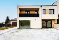 Traumhafte Doppelhaushälfte in Katzelsdorf – 5 Zimmer, Loggia, KFZ-Garage, voll unterkellert!