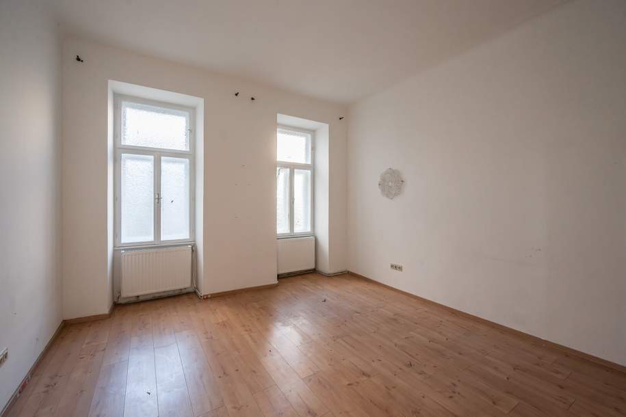**Hannovermarkt** Renovation Opportunity: Charming 3-Room Period Apartment with Balcony and Airbnb Potential, Wohnung-kauf, 248.900,€, 1200 Wien 20., Brigittenau