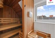 Helle 2 Zimmer Dachgeschoßwohnung | Große Terrasse | Hofseitiger Balkon | Sauna
