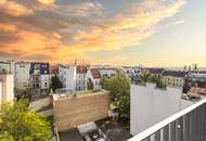 3-Zimmer Dachgeschoss-Maisonette Wohnung mit Balkon und südseitiger Innenhofterrasse | Schönbrunn-/Glorietteblick | Fernwärme | ERSTBEZUG