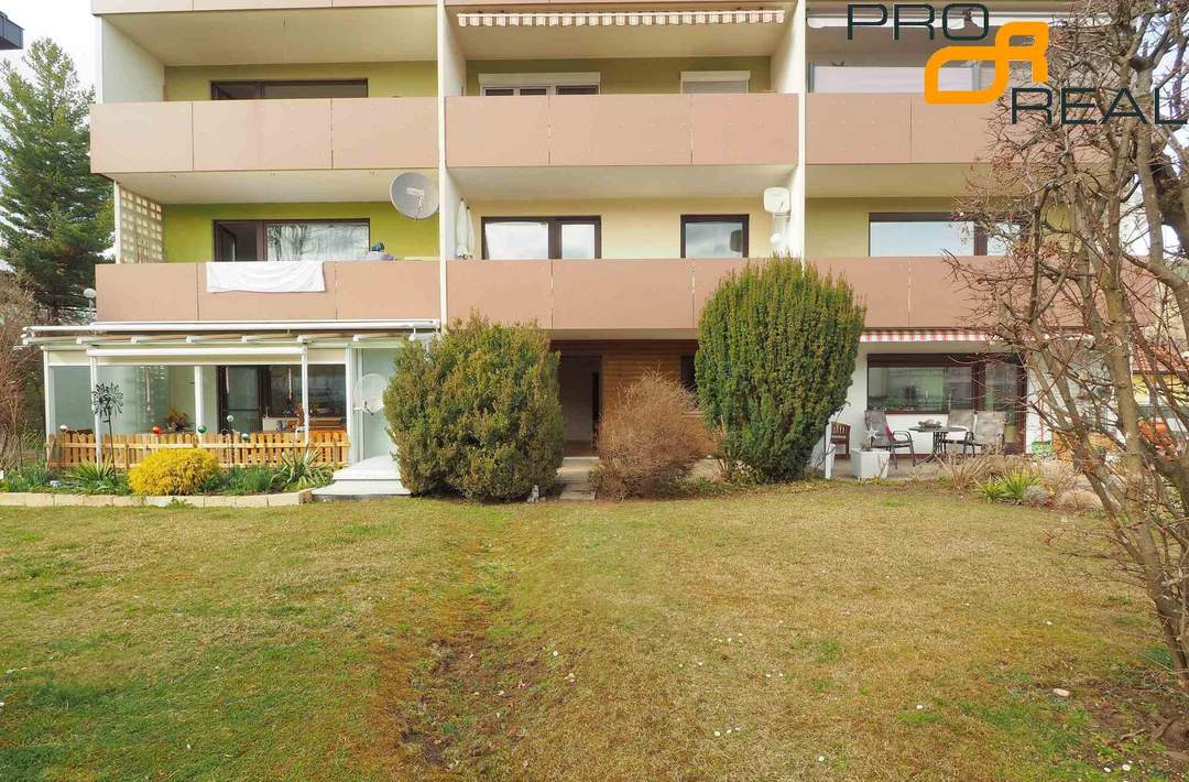 Ruhige 2- Zi.- Single- Whng. Feldkirchen mit Tiefgarage + Gartennutzung!