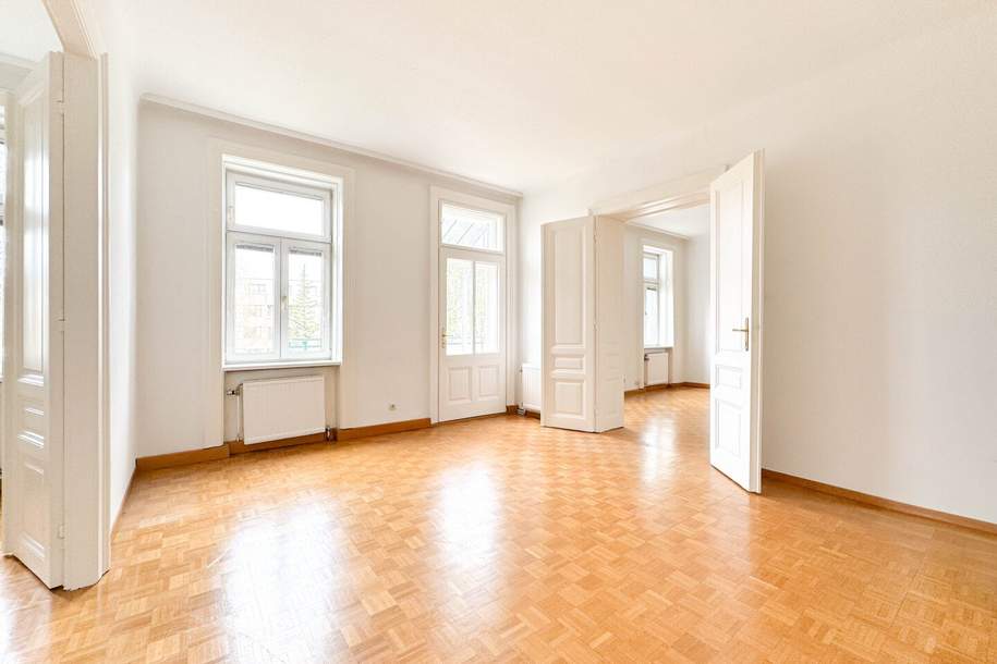 3-Zimmer-Altbauwohnung im 19. Bezirk – Lichtdurchflutetes Wohnerlebnis in bester Lage, Wohnung-miete, 1.280,00,€, 1190 Wien 19., Döbling