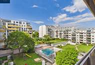 Lichtdurchflutetes Studioapartment mit Loggia, Garagenplatz und Swimmingpool