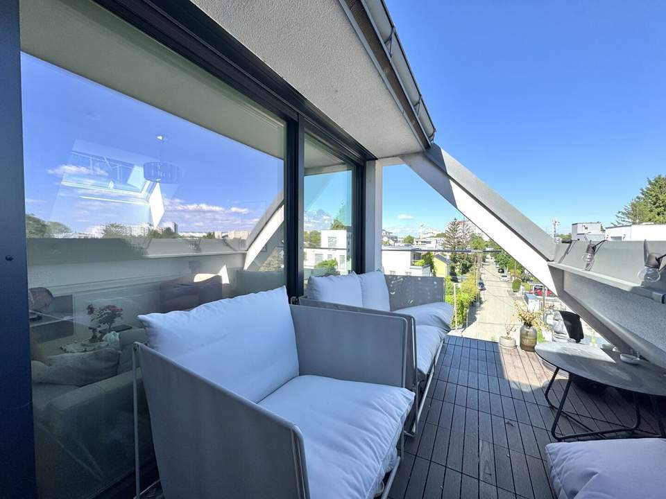 Terrassentraum in absoluter Ruhelage nahe Donauzentrum & U1 Kagran - Baurecht