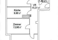 FUZO Mariahilfer Straße-Nähe, sonnige 91 m2 Neubau, 3 Zimmer, Komplettküche, Wannenbad, 5. Liftstock, Liniengasse