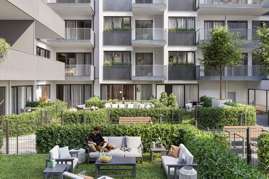 THE ARIK · Ihre sichere Anlage – 3 Zimmer mit Garten zur Innenhofseite - Anlegerpreis, Wohnung-kauf, 407.800,€, 1160 Wien 16., Ottakring