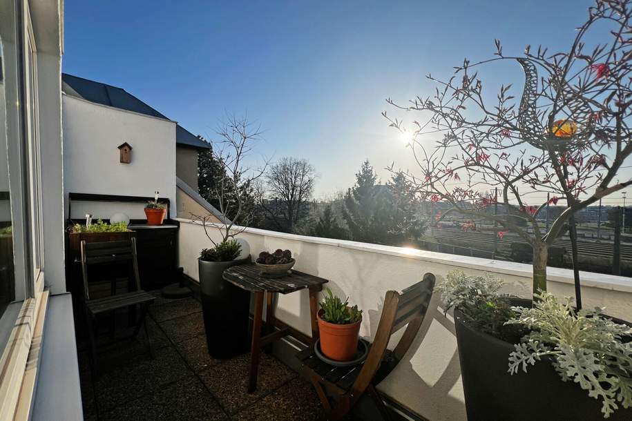 Reizendes Dachgeschoß-Juwel: zwei Terrassen und Kahlenbergblick in Floridsdorf, Wohnung-kauf, 290.000,€, 1210 Wien 21., Floridsdorf