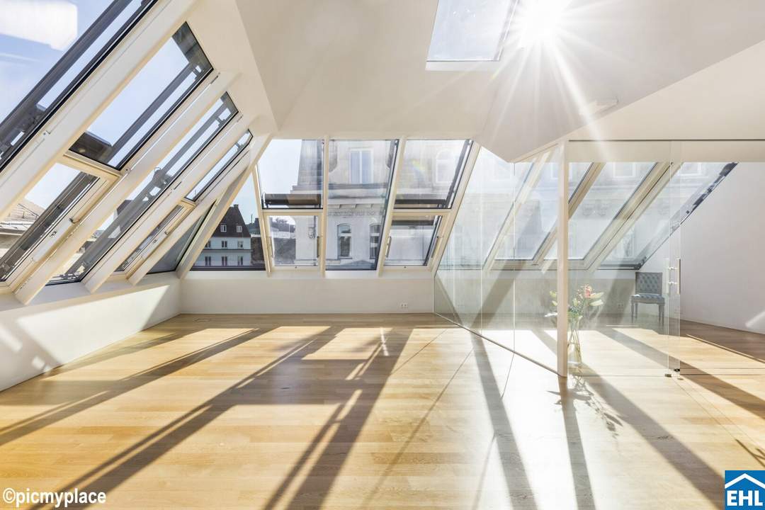 Architektonisches Meisterstück über den Dächern Wiedens