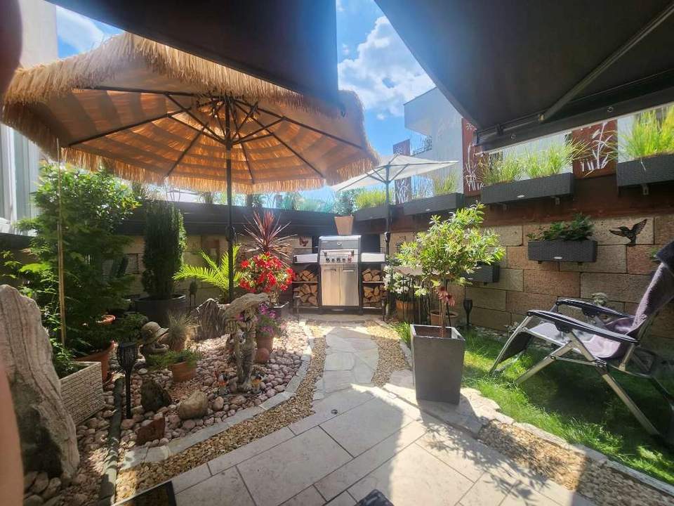 Exklusive 3-Zimmer-Gartenwohnung mit Urlaubsfeeling - mitten in Graz! Nähe FH und Straßenbahnlinie 7 (Provisionsfrei)