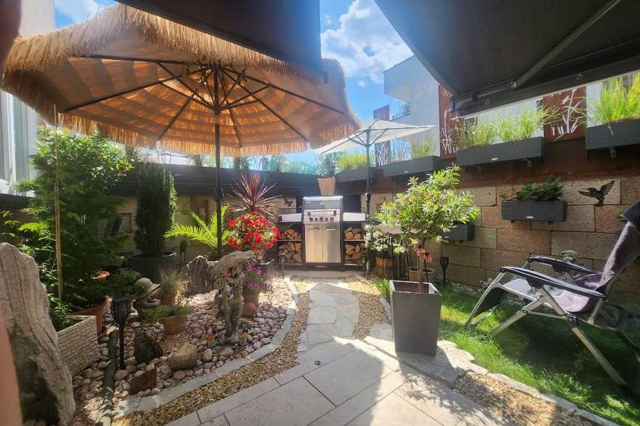 Exklusive 3-Zimmer-Gartenwohnung mit Urlaubsfeeling - mitten in Graz! Nähe FH und Straßenbahnlinie 7 (Provisionsfrei), Wohnung-kauf, 350.000,€, 8020 Graz(Stadt)